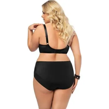 Podprsenka Nevyztužená podprsenka Gorsenia K496 Paradise Černá 65K