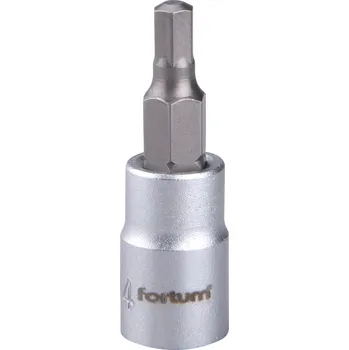 Gola hlavice Hlavice zástrčná 1/4" imbus 1/4", H 4, L 38mm FORTUM