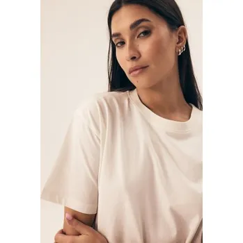 Dámské pyžamo Dámské pyžamo Henderson Nanda - bavlna Krémová M