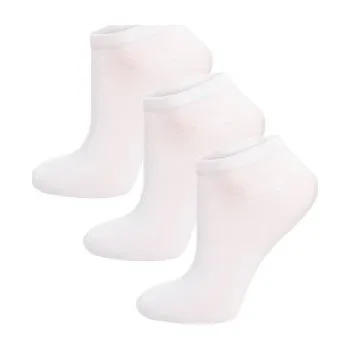 Pánské ponožky 3 PACK - Pánské nízké ponožky Italian Fashion M02 - bavlna Bílá 44-47