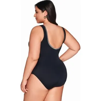 Dámské plavky Vyztužené jednodílné plavky Ava Lingerie SKJ-62 Černá 85F