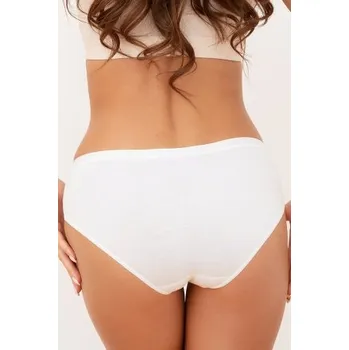 Kalhotky Francouzské kalhotky Italian Fashion Ibiza - hladké Bílá XL