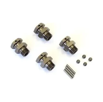 RC náhradní díl Kyosho Wheel Hub Inferno ST-RR Gun Metal (4) Wide - expresní doprava