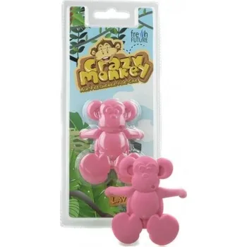 Levandulová vůně do auta Crazy Monkey - osvěžovač vzduchu do automobilu FRESHFUTURE