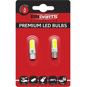 Přídavný světlomet Blistr 2 ks - EPL114 W5W T10 silikon COB CANBUS EINPARTS AUTOMOTIVE