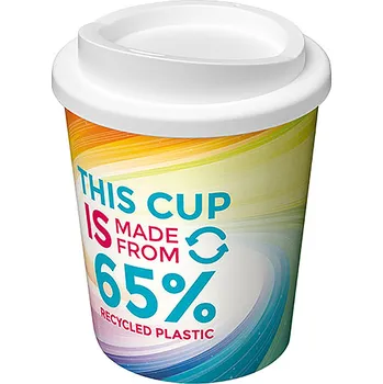 Hrnek Brite-Americano Espresso Eco s tepelnou izolací a objemem 250 ml, bílá