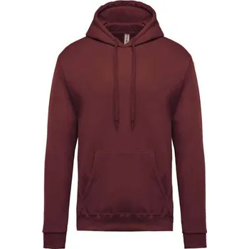 Pánská mikina Kariban Men’s Hooded Sweatshirt mikina, červená (Maroon)