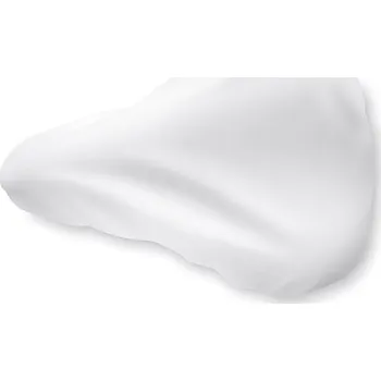 Sedlo na kolo Povlak na sedlo na kolo - pláštěnka na sedlo, bílá
