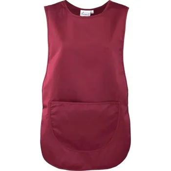 Premier Women's Pocket Tabard, červená (Maroon)