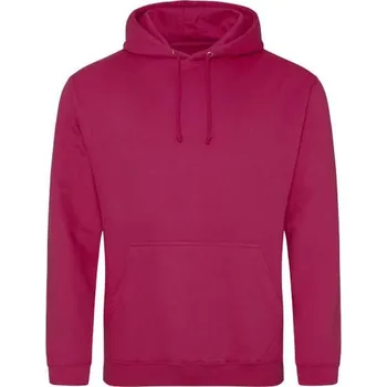 Pánská mikina Just Hoods College Hoodie, červená (Heather Cardinal)