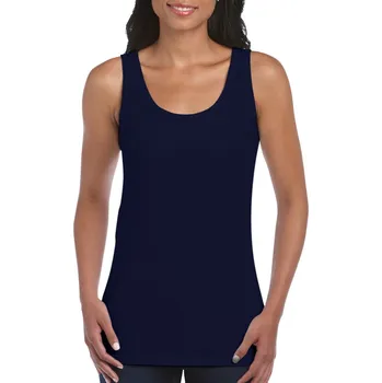 Gildan Softstyle® Ladies' Tank Top, modrá (Navy)