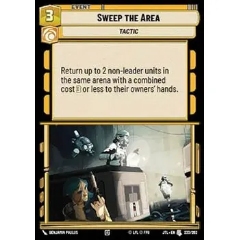 Sběratelská karetní hra Sweep the Area 233/202 - Jump to Lightspeed Typ karty: Standard