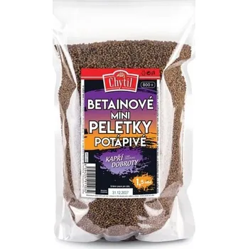 Návnadová surovina CHYTIL - Betainové mini peletky potápivé 1,5 mm 800 g