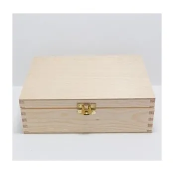 Dárková krabička Dřevěná krabička 6 přihrádek - 21 x 16 cm