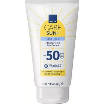 Přípravek na opalování Hydratační krém na opalování SPF 50 pro citlivou pleť - 150ml
