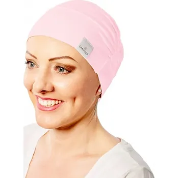 Čepice Dámská onko čepice po chemoterapii Canaver, 1-vrstvá, růžová