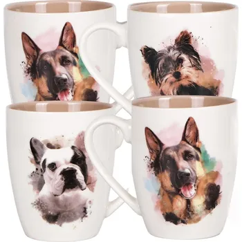 VERONI - Hrnek 360ml Dog různé motivy