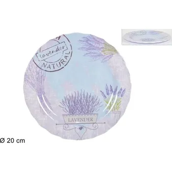 Talíř PROHOME - Talíř 20cm vroubkovaný Levandule