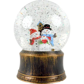 Vánoční dekorace PROHOME - Sněžítko hrající 12x12x16cm