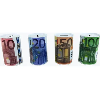 Pokladnička PROHOME - Pokladnička plech Euro různé druhy a barvy