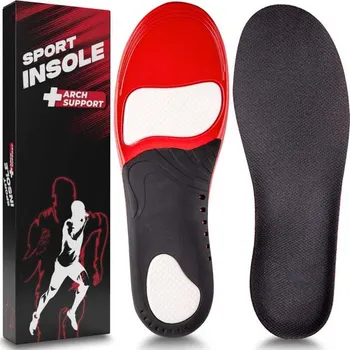 Vložka do bot Komfortní vložky na podporu podélné klenby chodidla s plochou nohou