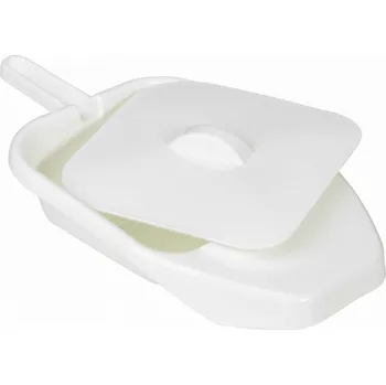 Sanitární nádoba na moč s madlem a víkem RF-896, bílá