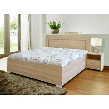 Postel Postel Domingo s roštem - Dvoupostel s roštem a úložným prostorem