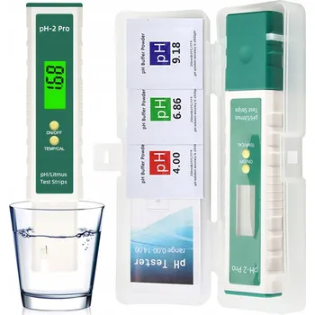 Elektronický měřič pH kvality vody s LCD displejem