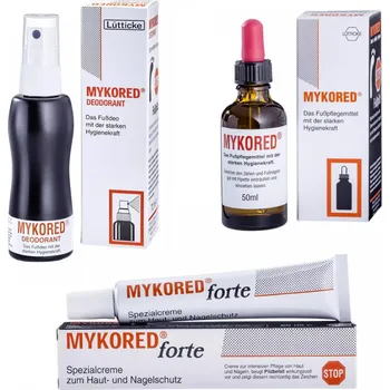 Kosmetická sada Mykored Trio set – Komplexní péče o nohy a nehty - 3 výrobky