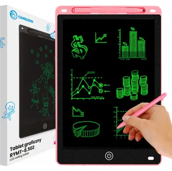 Grafický tablet Grafický tablet pro děti s vymazáním jedním tlačítkem 10", růžový