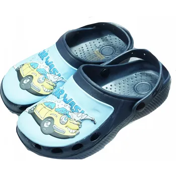 Chlapecké pantofle CHLAPECKÉ GUMOVÉ NAZOUVÁKY tm.modré Bellgame GY2425C (Chlapecké nezateplené gumové nazouváky)