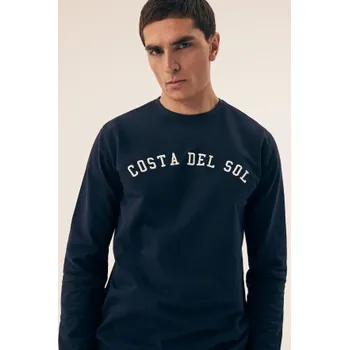 Pánské pyžamo Pánské pyžamo Henderson Del - bavlna Tmavě modrá M