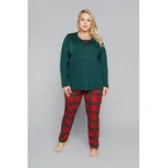 Dámské pyžamo Italian Fashion Zorza - dlouhé Zelená L