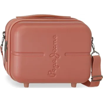 JOUMMA BAGS PEPE JEANS Highlight Terracota, Cestovní kosmetický kufřík, 21x29x15cm, 7683926