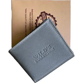 Peněženka Pánská kožená peněženka Wild´s Collection šedá H-CZ-12