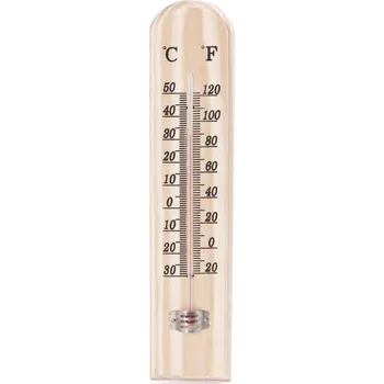 Domácí teploměr PROHOME - Teploměr JUMBO dřevo 27cm