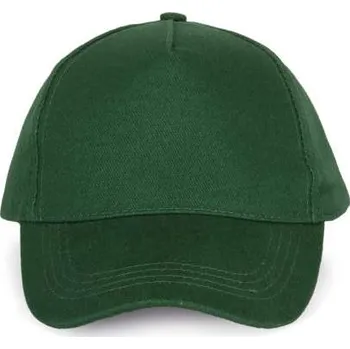 Čepice K-up Heavy Cotton Cap - 5 Panels, zelená (Forest Green)