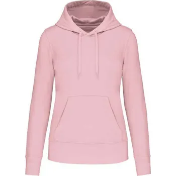 Dámská mikina Kariban Ladies' Eco-friendly Hooded Sweatshirt mikina, růžová (Light Pink)