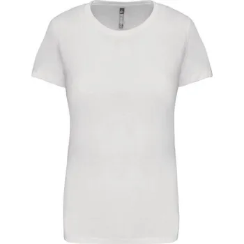 Dámské tričko Kariban Ladies' Short Sleeve Crew Neck T-shirt, bílá (White)