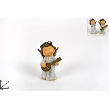 Vánoční dekorace PROHOME - Anděl muzikant 9cm různé druhy
