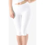 Capri legíny Gina 95001P - Bavlna Bílá L