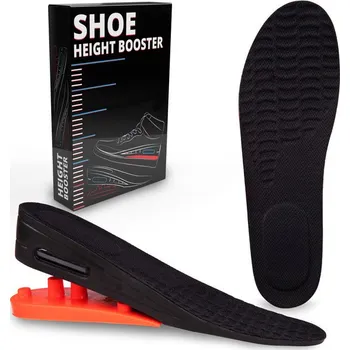Vložka do bot Vložky do bot na zvýšení postavy 4 až 5 cm Air Red Black
