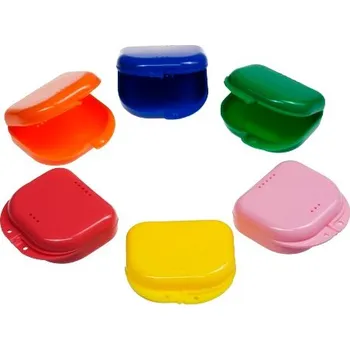 Dentální hygiena Ortodontický box na zubní protézu Denture 702R