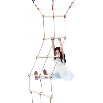 Žebřík Dětský lanový žebřík 180 cm, dřevěný