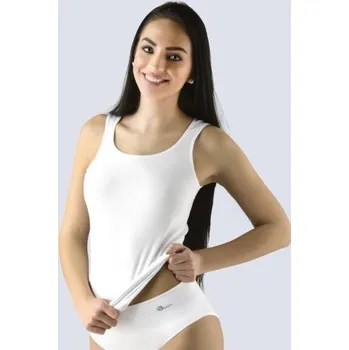 Tílko Gina 08030P - prodloužené Bílá S/M