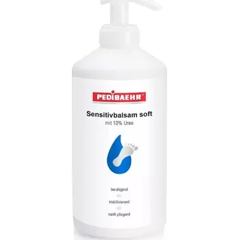 Péče o nohy Balzám na citlivou pokožku nohou s 10% urea, úleva podrážděné pokožky, Pedibaehr, 500 ml