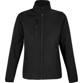 Pánská softshellová bunda Sol's Falcon Women - Softshell Zip Jacket, černá (Black)