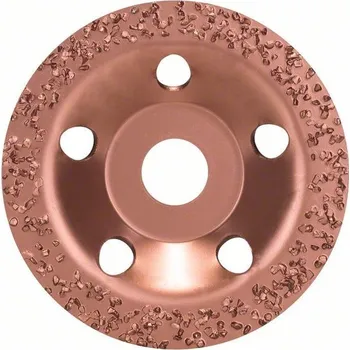 Brusný kotouč BOSCH Hrncový brusný kotouc se zrnem z tvrdého kovu 115 x 22,23 mm; hrubý, plochý