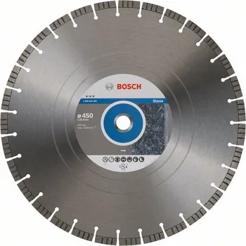 Řezný kotouč BOSCH Diamantový rezací kotouc Best for Stone 450 x 25,40 x 3,8 x 12 mm