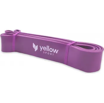Guma na cvičení/expander YellowPOWER Band - odpor: 45-54kg, fialová